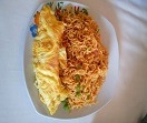 fried egg & noodles